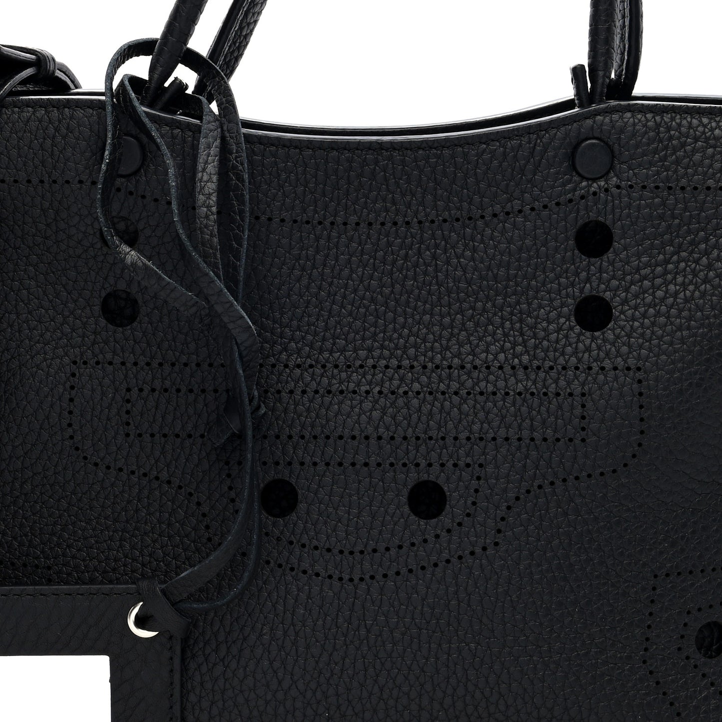 Veau Grana Perforated Blackout Hardware S City Black
