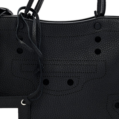 Balenciaga Veau Grana Perforated Blackout Hardware S City Black 9 of 11