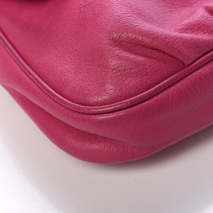 Fendi Vitello Flamingo Fendista Pouchette Crossbody Lampone 12 of 19