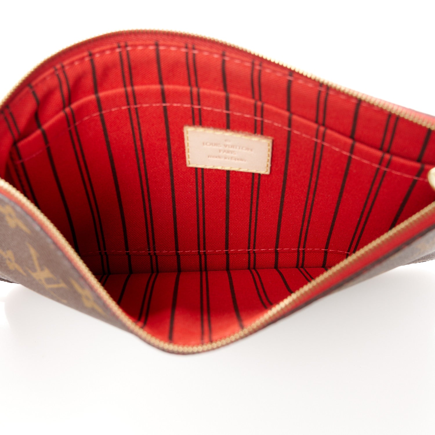 Louis Vuitton Monogram Neverfull MM GM Pochette Cherry 4 of 7