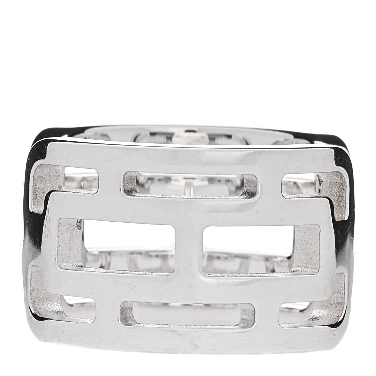 Hermes Sterling Silver PM Arcane Ring 52 6 1781650 – FASHIONPHILE