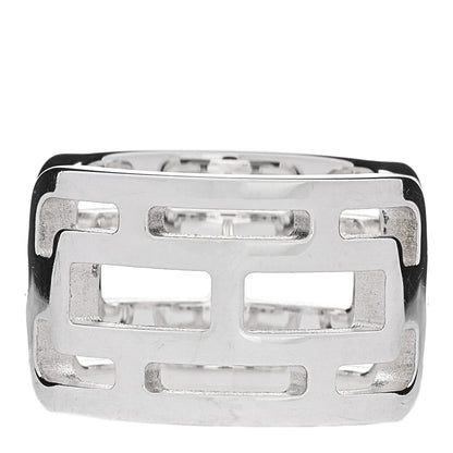 Hermes Sterling Silver PM Arcane Ring 52 6 3 of 5