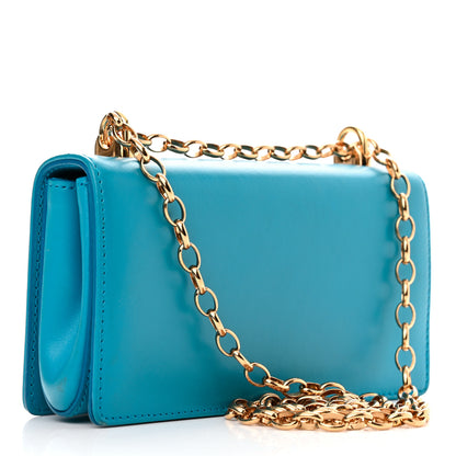 Dolce & Gabbana Nappa DG Girls Phone Shoulder Bag Celeste Mare 3 of 11