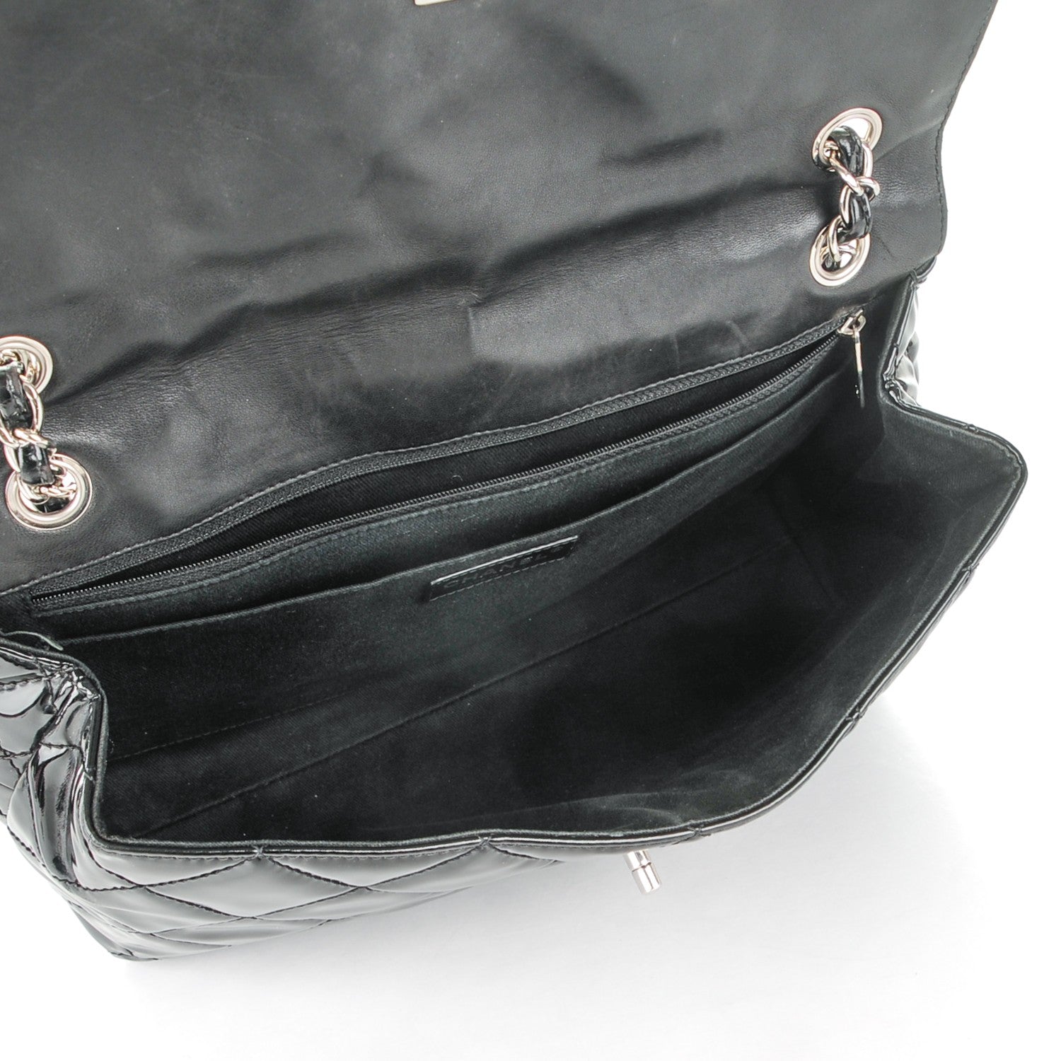 Chanel Vinyl Quilted In the Business Flap Bag Black 5 of 9