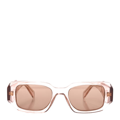 Prada Acetate Symbole Sunglasses SPR 17W Transparent Pink 4 of 12