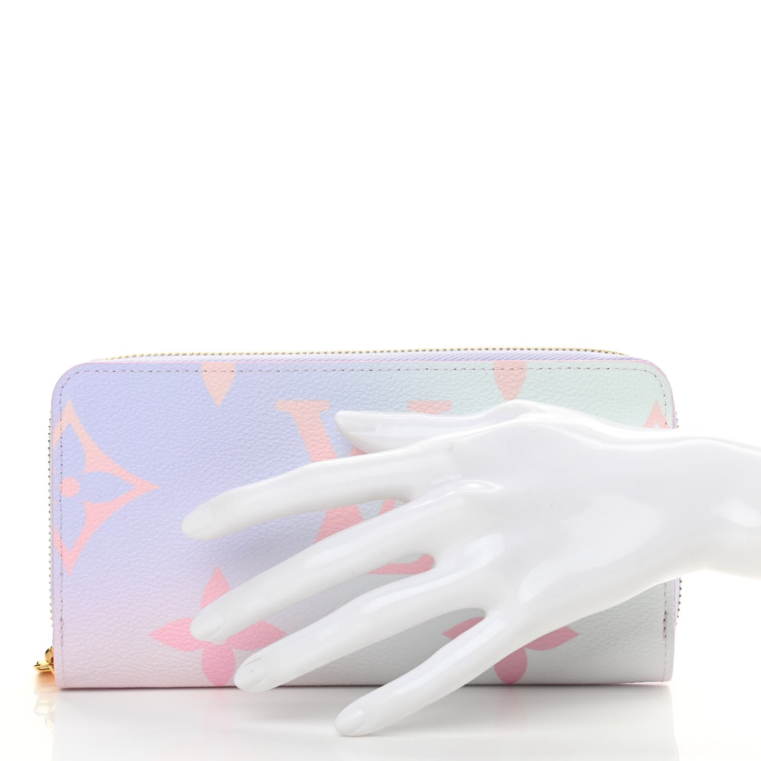 Louis Vuitton Monogram Giant Spring In The City Zippy Wallet Sunrise Pastel 2 of 6