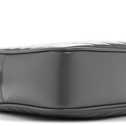 Saint Laurent Calfskin Matelasse Monogram Lou Camera Bag Storm 9 of 10