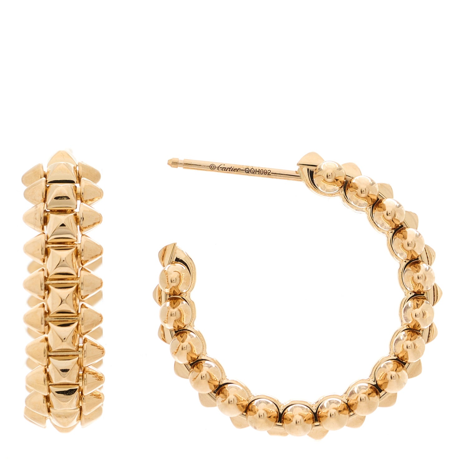 Cartier 18K Pink Gold Small Clash de Cartier Earrings 1 of 4