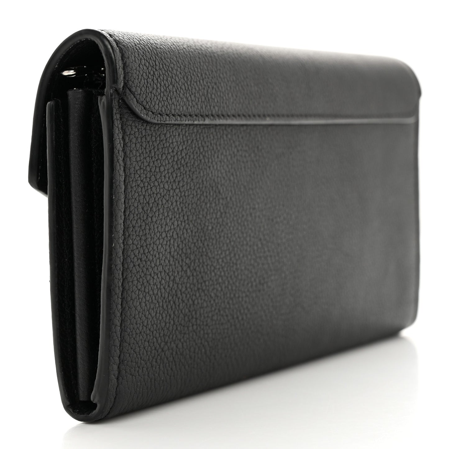 Soft Calfskin My Lockme Wallet Black