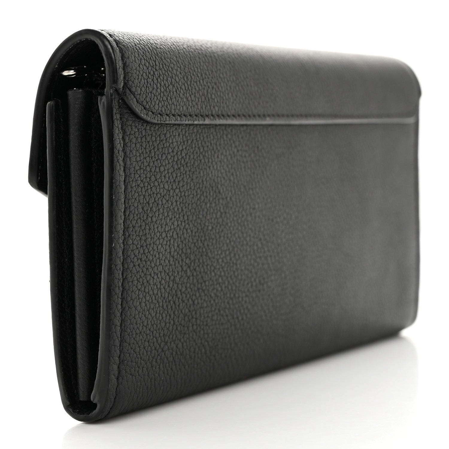 Louis Vuitton Soft Calfskin My Lockme Wallet Black 3 of 9