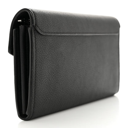 Louis Vuitton Soft Calfskin My Lockme Wallet Black 3 of 9