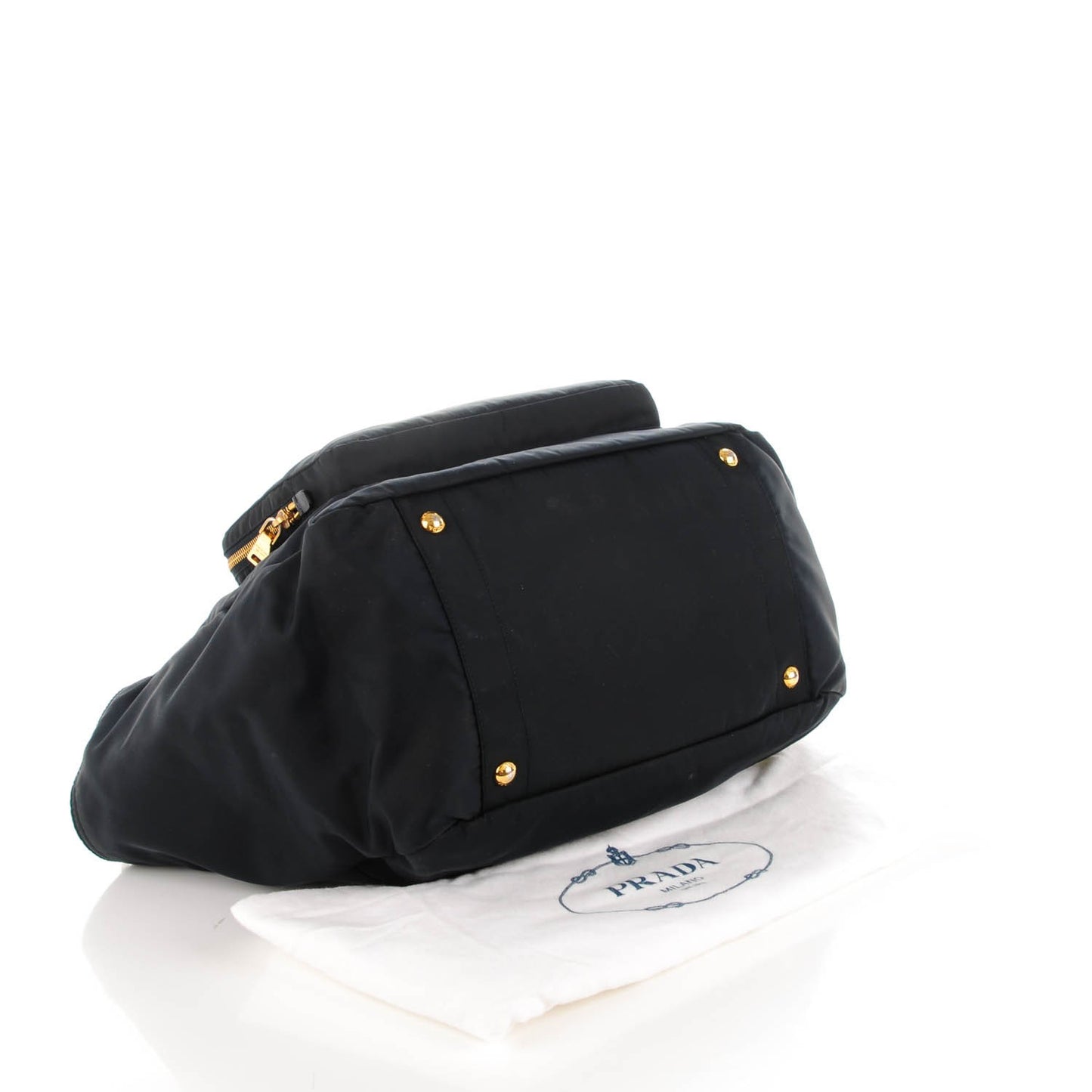 Tessuto Nylon Vela Diaper Bag Blue