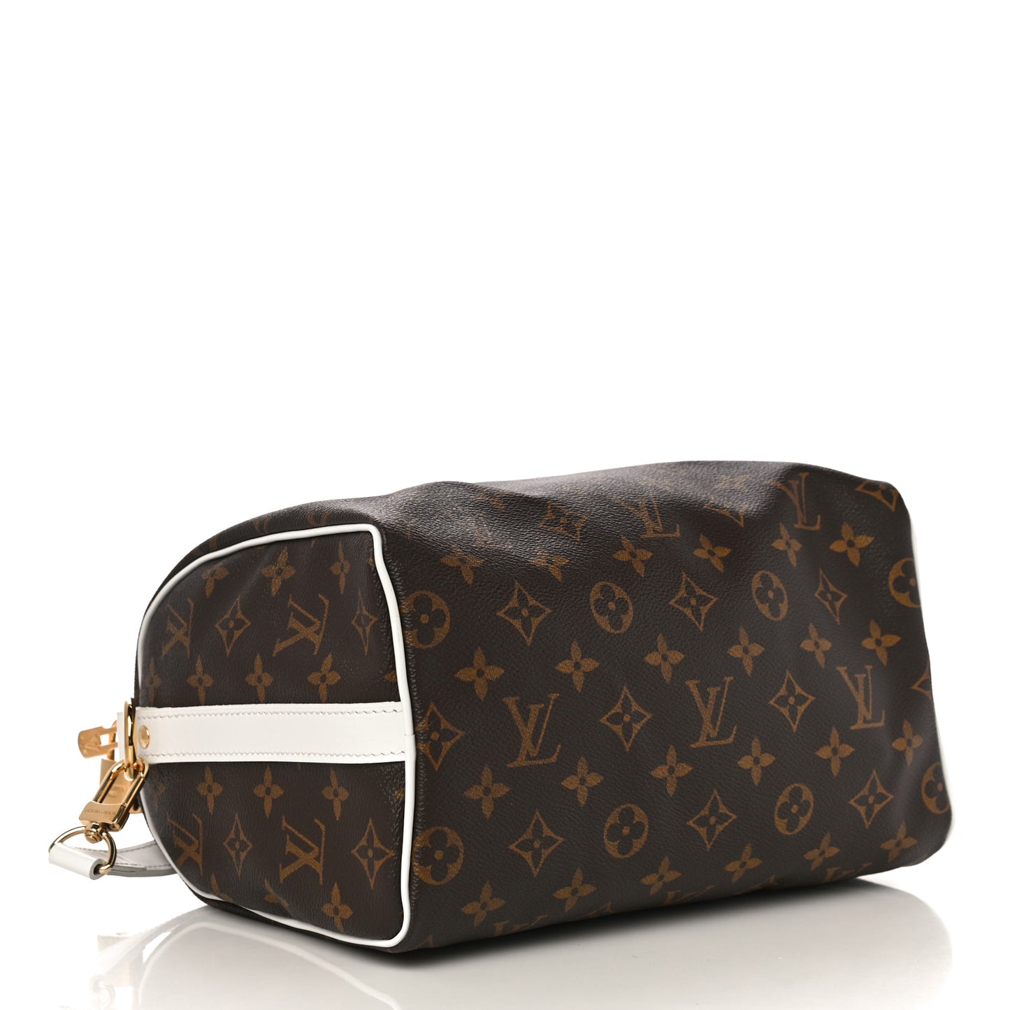 Monogram LV Match Speedy Bandouliere 25 White