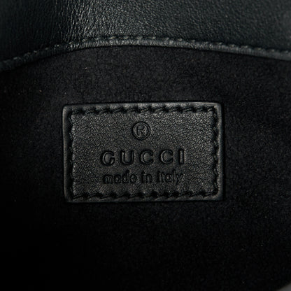 Gucci Patent Lambskin Enamel Matelasse Monochrome Super Mini GG Marmont Shoulder Bag Black 6 of 10