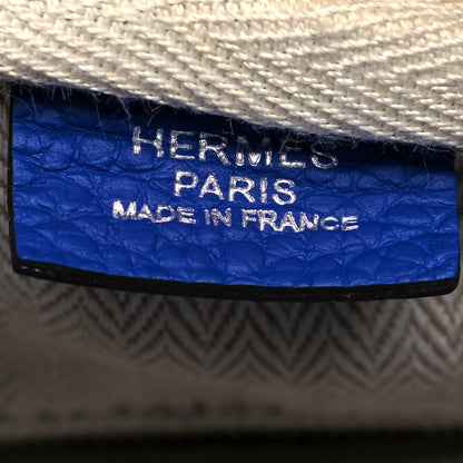 Hermes Taurillon Clemence Victoria II 35 Bleu Electrique 7 of 13