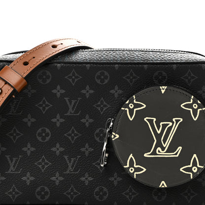 Louis Vuitton Monogram Eclipse Volga On Strap Crossbody Multicolor 7 of 9