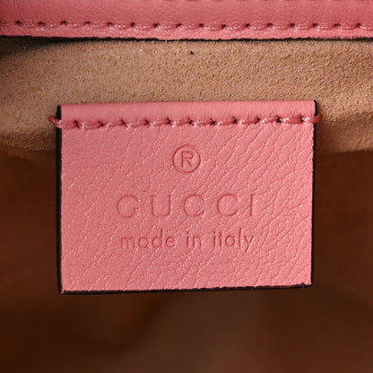 Gucci Wonka Grain Calfskin Mini Diana Tote Bag Wild Rose Fuxia Fluo 6 of 9