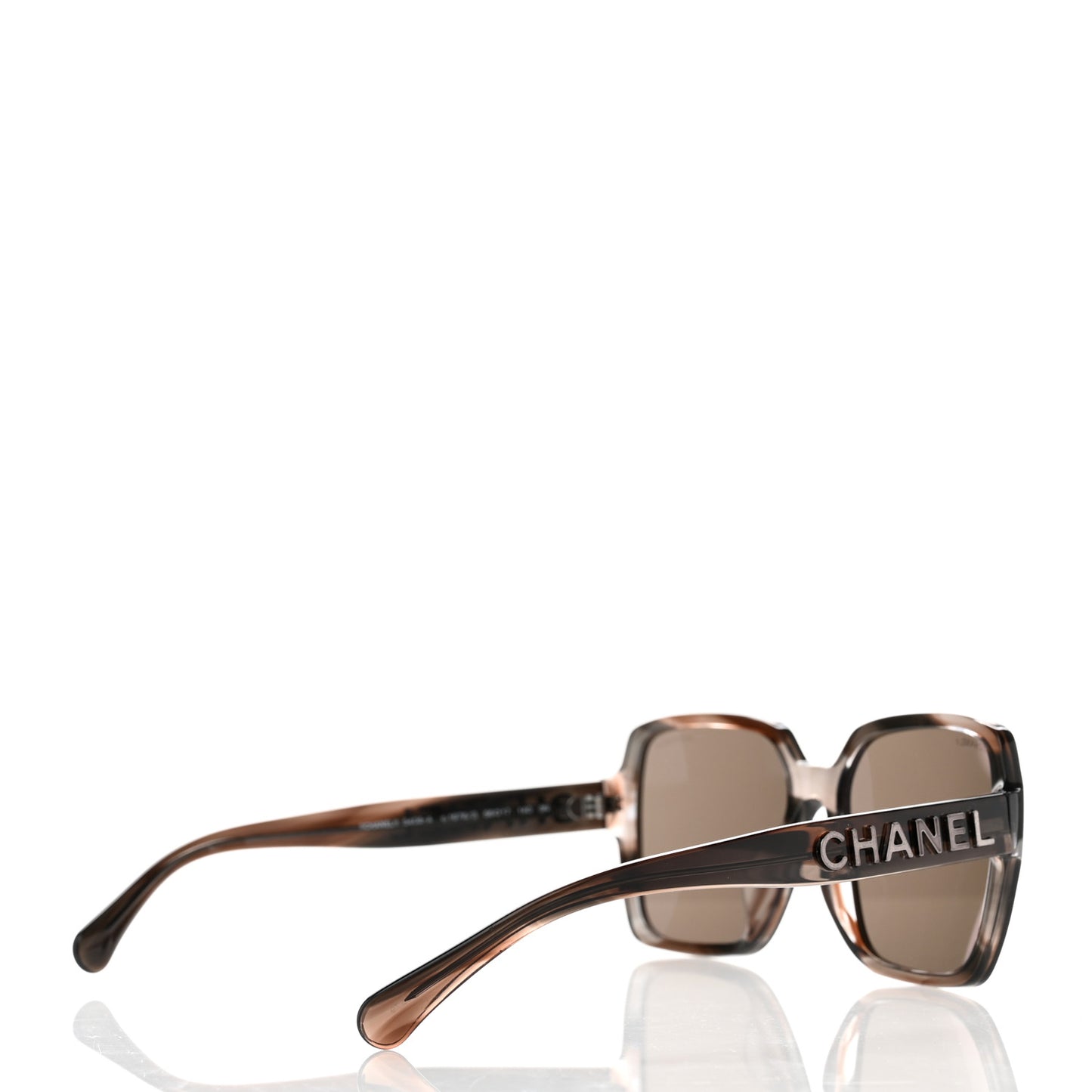 Acetate Polarized Square Sunglasses 5408-A Brown