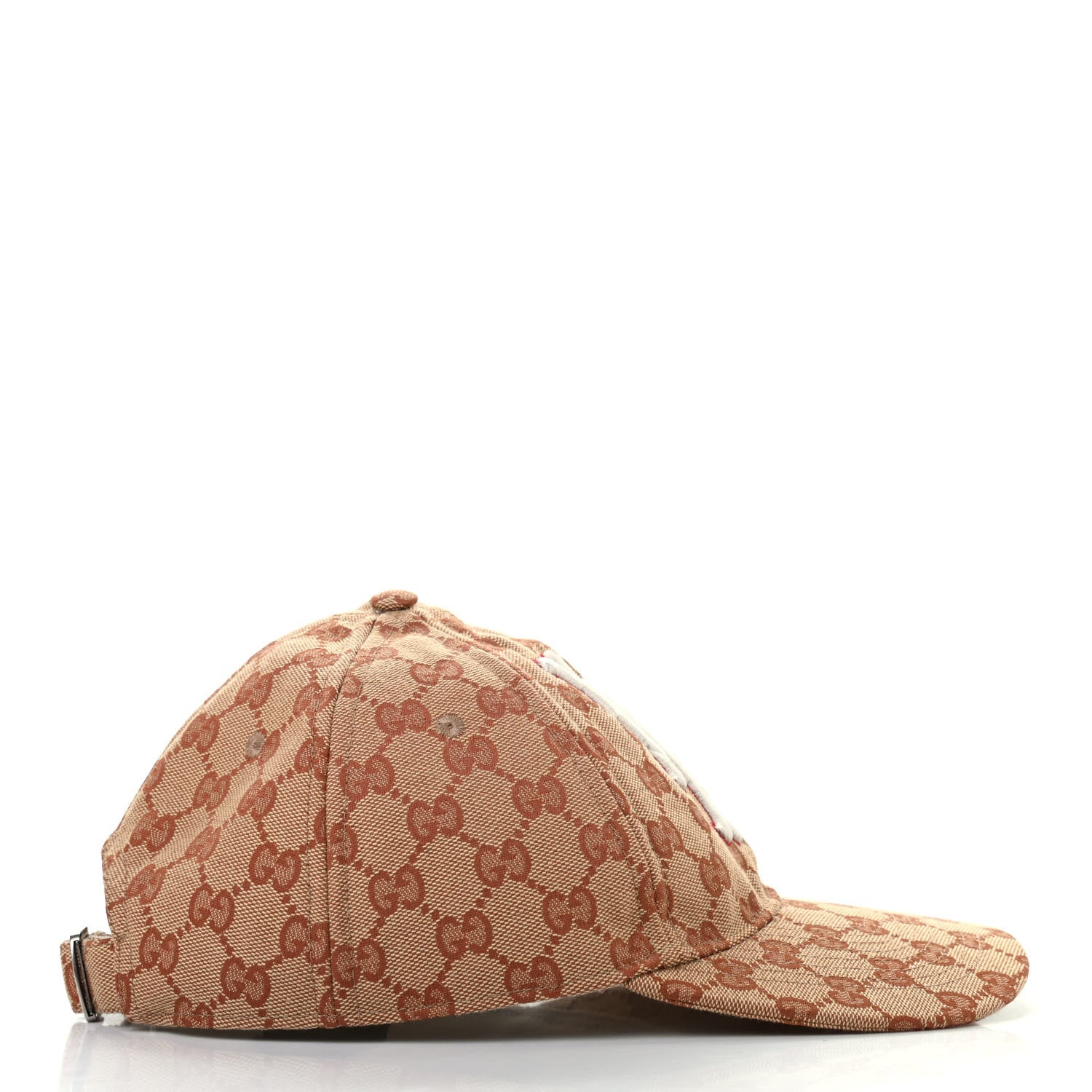Gucci X MLB Monogram LA Dodgers Baseball Hat 57-61 Beige Ruggine 4 of 9