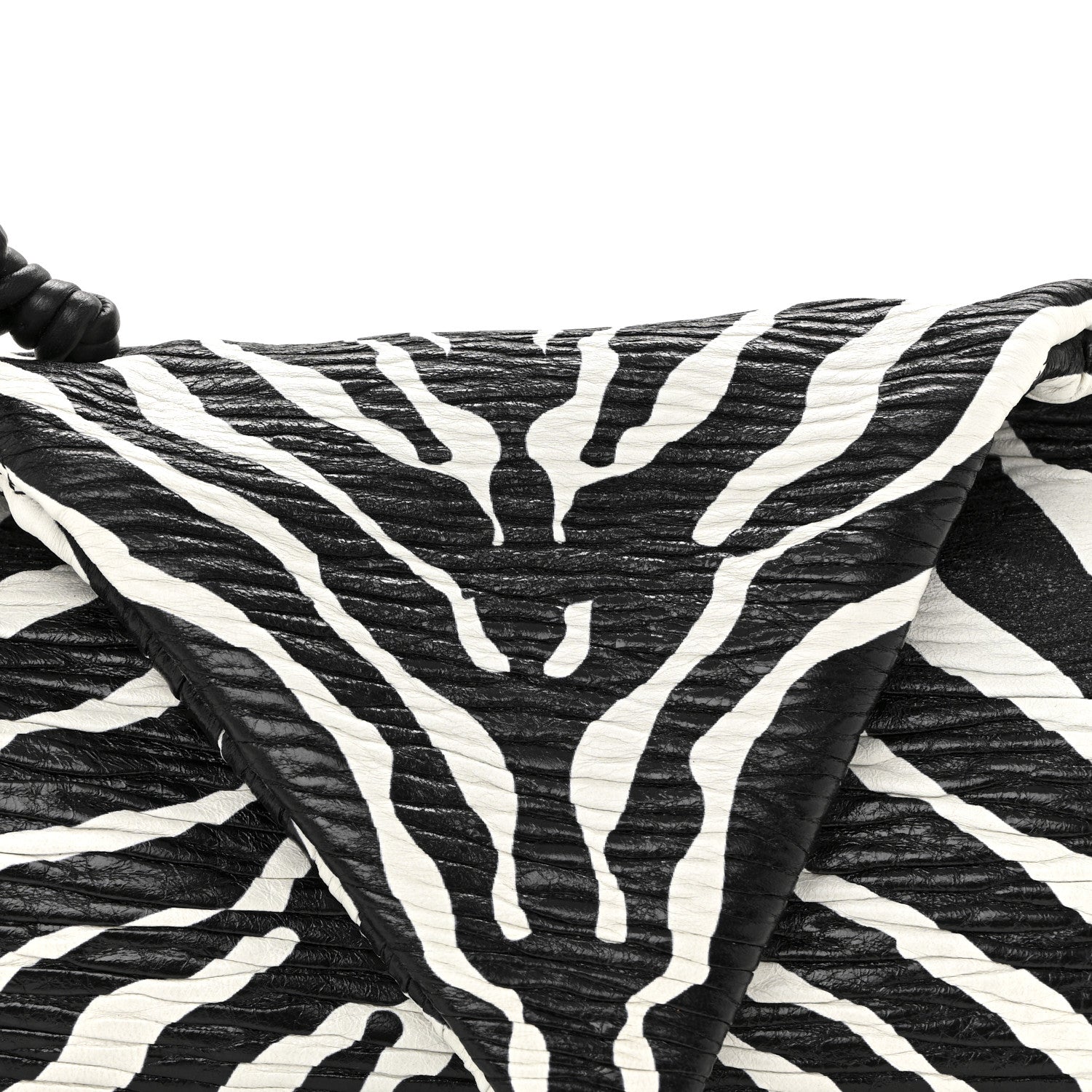 Bottega Veneta Nappa BV Trine Clutch Zebra 8 of 11