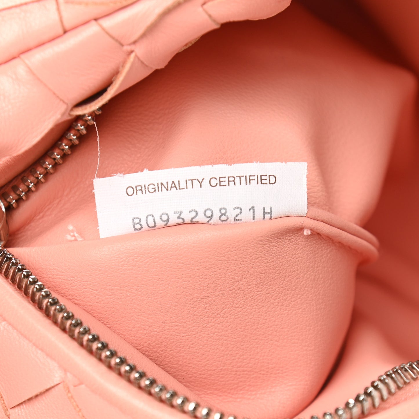 Nappa Intrecciato Mini Jodie Peachy