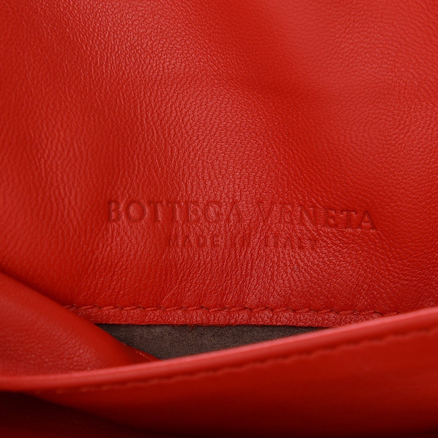 Bottega Veneta Nappa Intrecciato Mini Chain Messenger Red 10 of 10