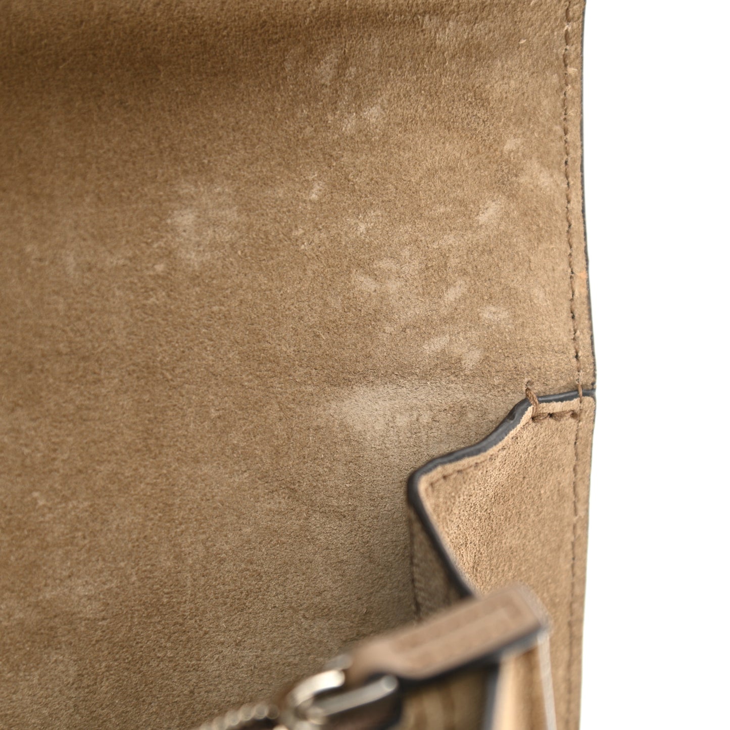 GG Supreme Monogram Small Dionysus Shoulder Bag Taupe