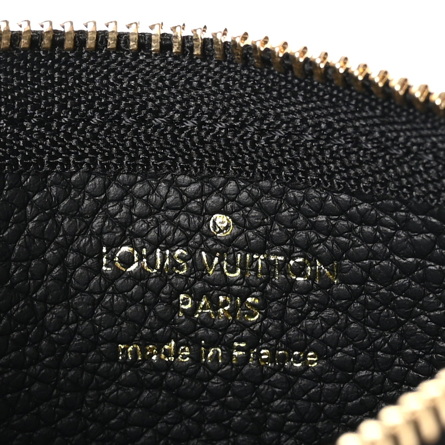 Louis Vuitton Empreinte Monogram Giant Key Pouch Black Beige 6 of 8