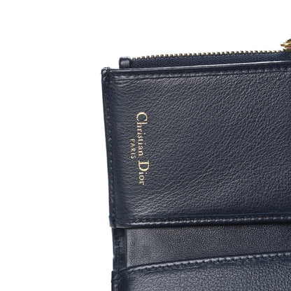 Christian Dior Oblique Saddle Lotus Wallet Blue 6 of 8
