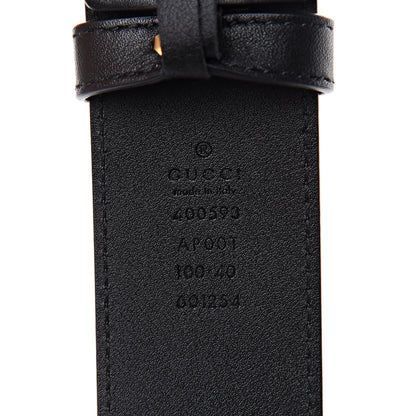 Gucci Calfskin Double G 40mm Belt 100 40 Black 6 of 6