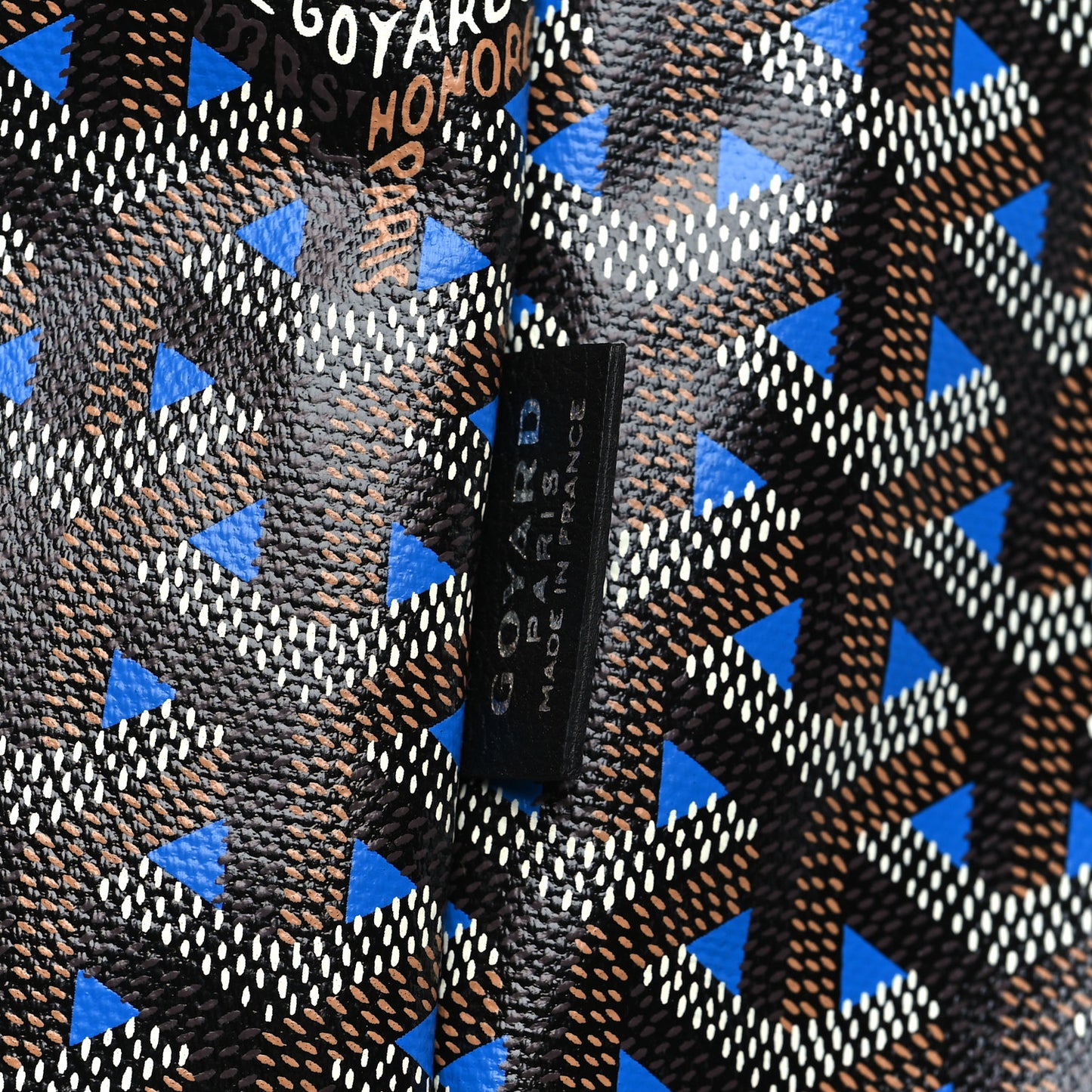 Goyardine Reversible Roseline Black Sky Blue