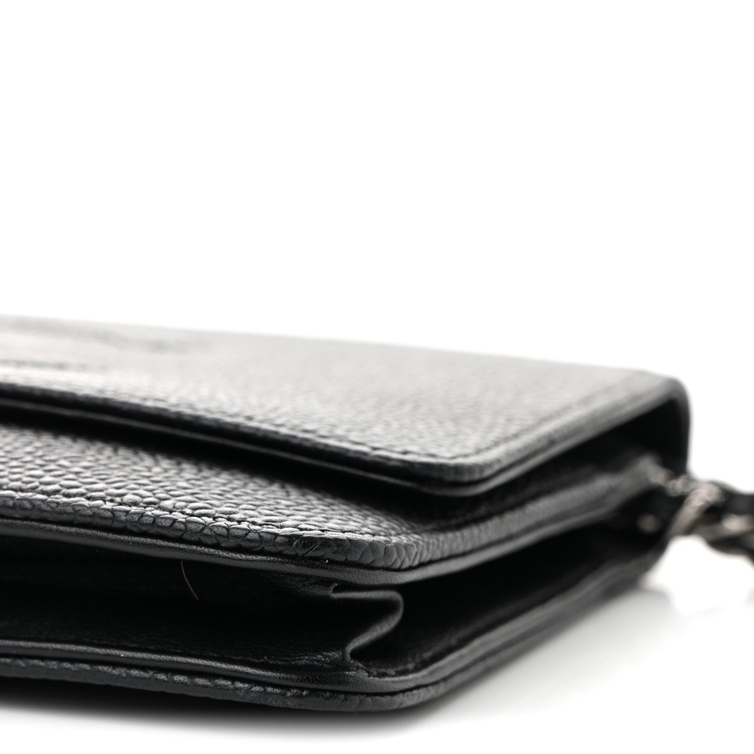 Chanel Caviar Timeless CC Wallet On Chain WOC Black 11 of 11