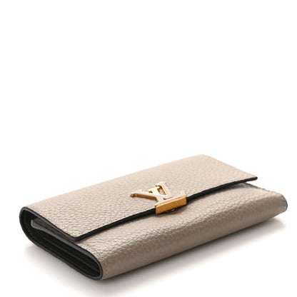 Louis Vuitton Taurillon Capucines Compact Wallet Galet 4 of 9