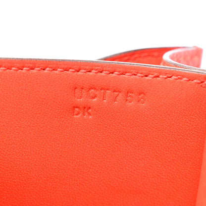 Hermes Epsom Enamel Constance 18 Capucine Sanguine 7 of 14