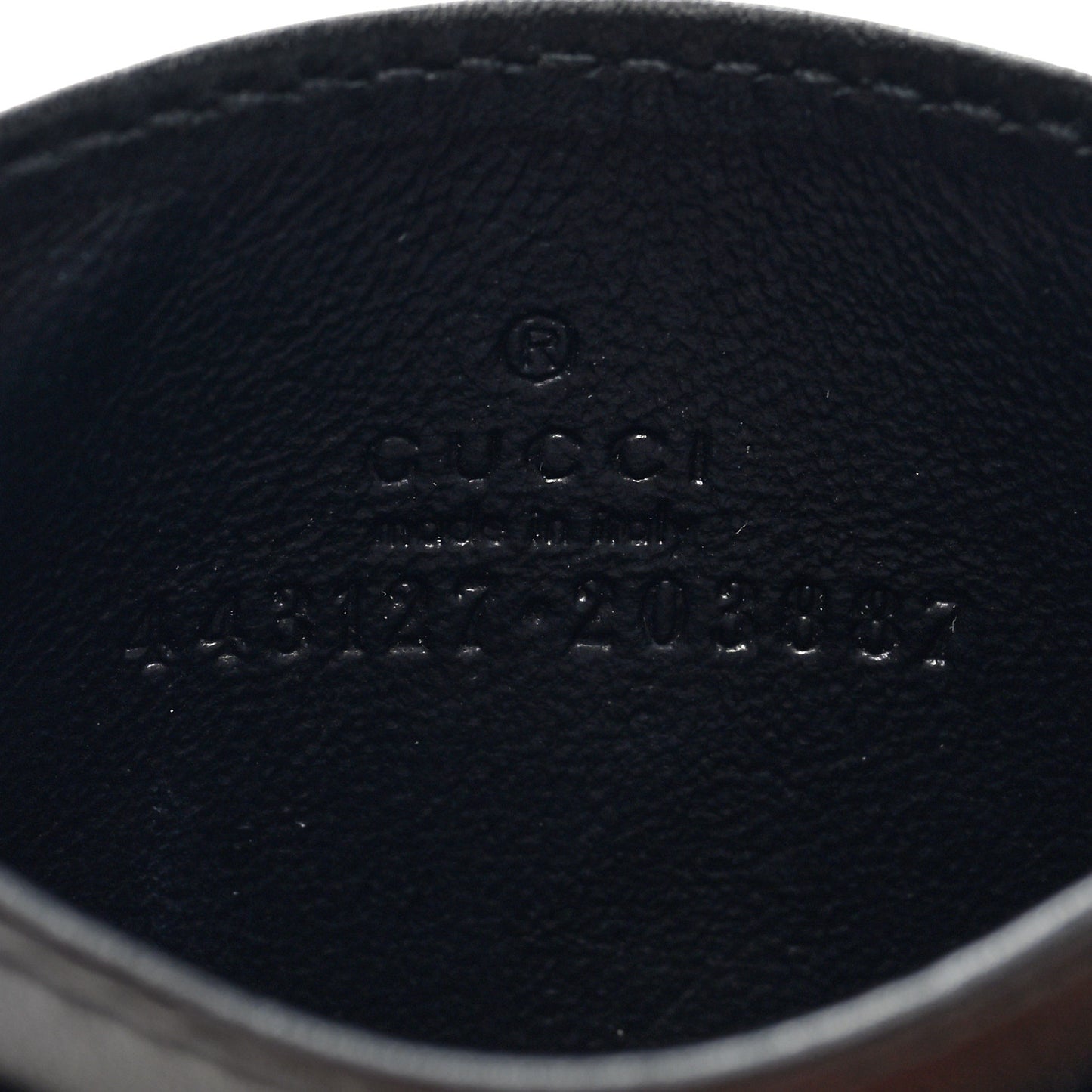 Calfskin Matelasse GG Marmont Card Holder Black