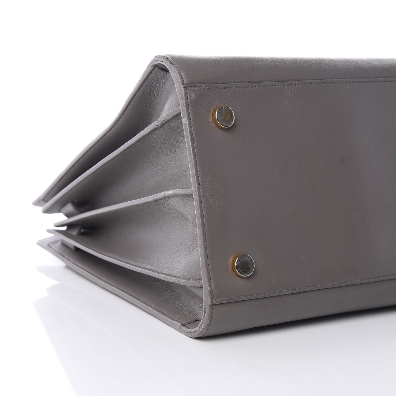 Saint Laurent Calfskin Large Sac De Jour Carryall Grey 10 of 14