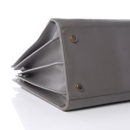 Saint Laurent Calfskin Large Sac De Jour Carryall Grey 10 of 14