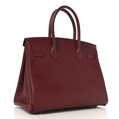 Hermes Epsom Birkin 30 Rouge H 3 of 14