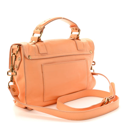 Proenza Schouler Lambskin Tiny PS1 Satchel Apricot 3 of 9