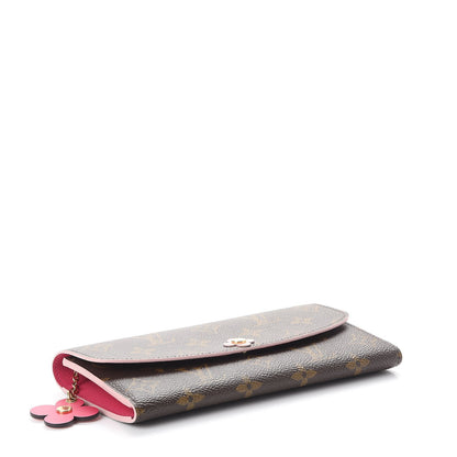 Louis Vuitton Monogram Bloom Flower Emilie Wallet 4 of 7