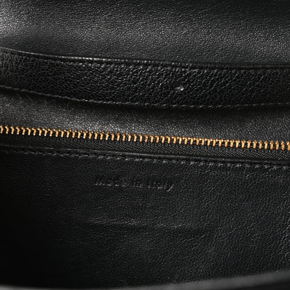 Celine Goatskin Medium Classic Box Flap Bag Black 7 of 10