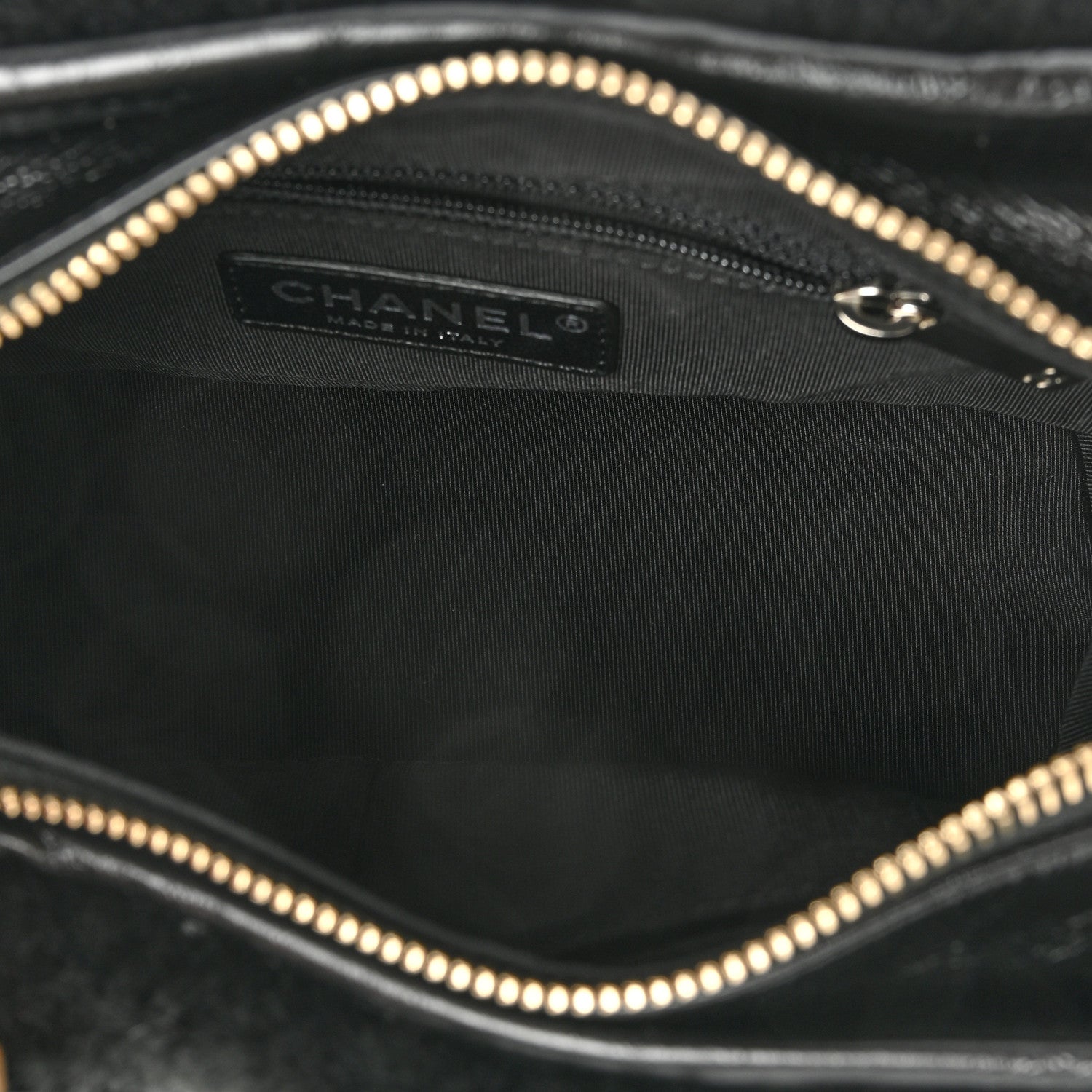 Chanel Shearling Small Gabrielle Hobo Black 5 of 10