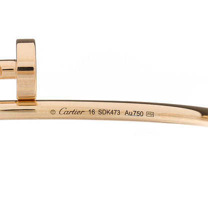 Cartier 18K Pink Gold Small Juste Un Clou Bracelet 16 3 of 3