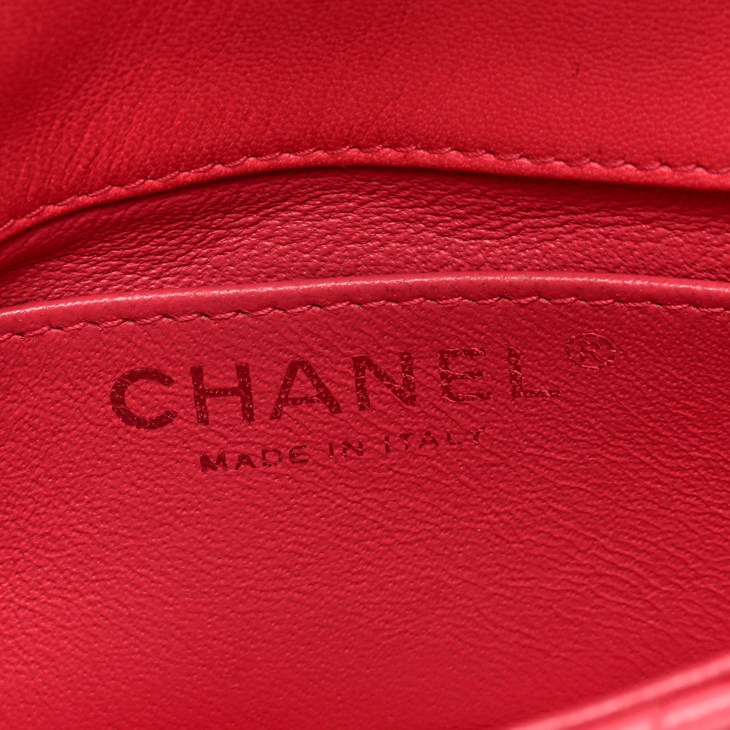 Chanel Lambskin Quilted Extra Mini Rectangular Flap Pink 6 of 9
