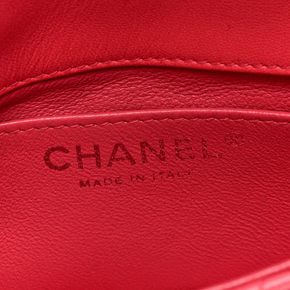 Chanel Lambskin Quilted Extra Mini Rectangular Flap Pink 6 of 9