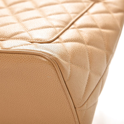 Chanel Caviar Quilted Medallion Tote Beige 14 of 15