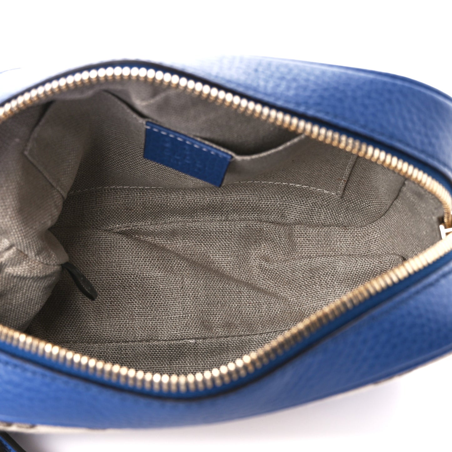 Monogram Dollar Calfskin Mini Bree Messenger Bag Beige Ebony Caspian