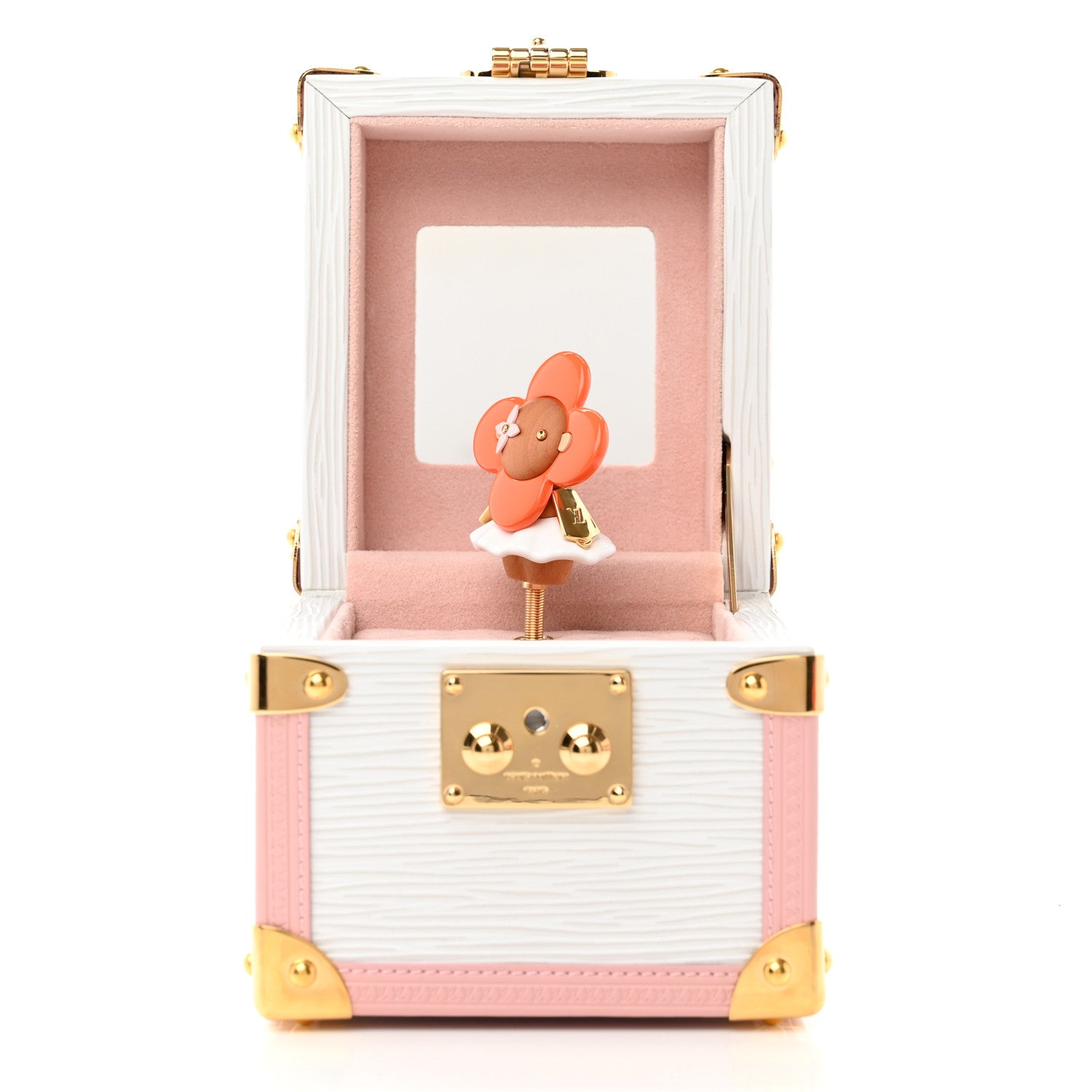 Louis Vuitton Epi Vivienne Music Box Rose Ballerine White 4 of 8