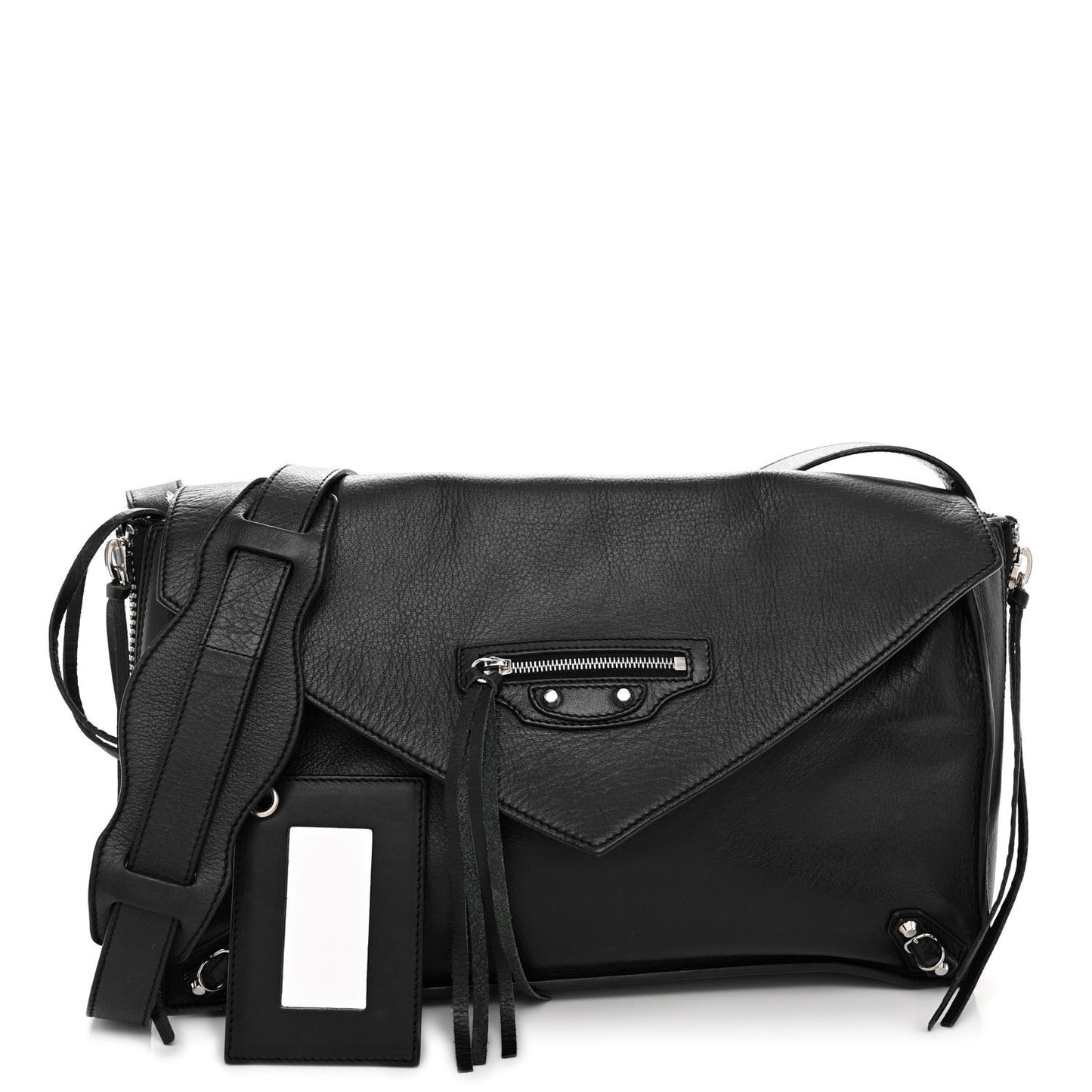 Calfskin Papier Sight Clutch Black