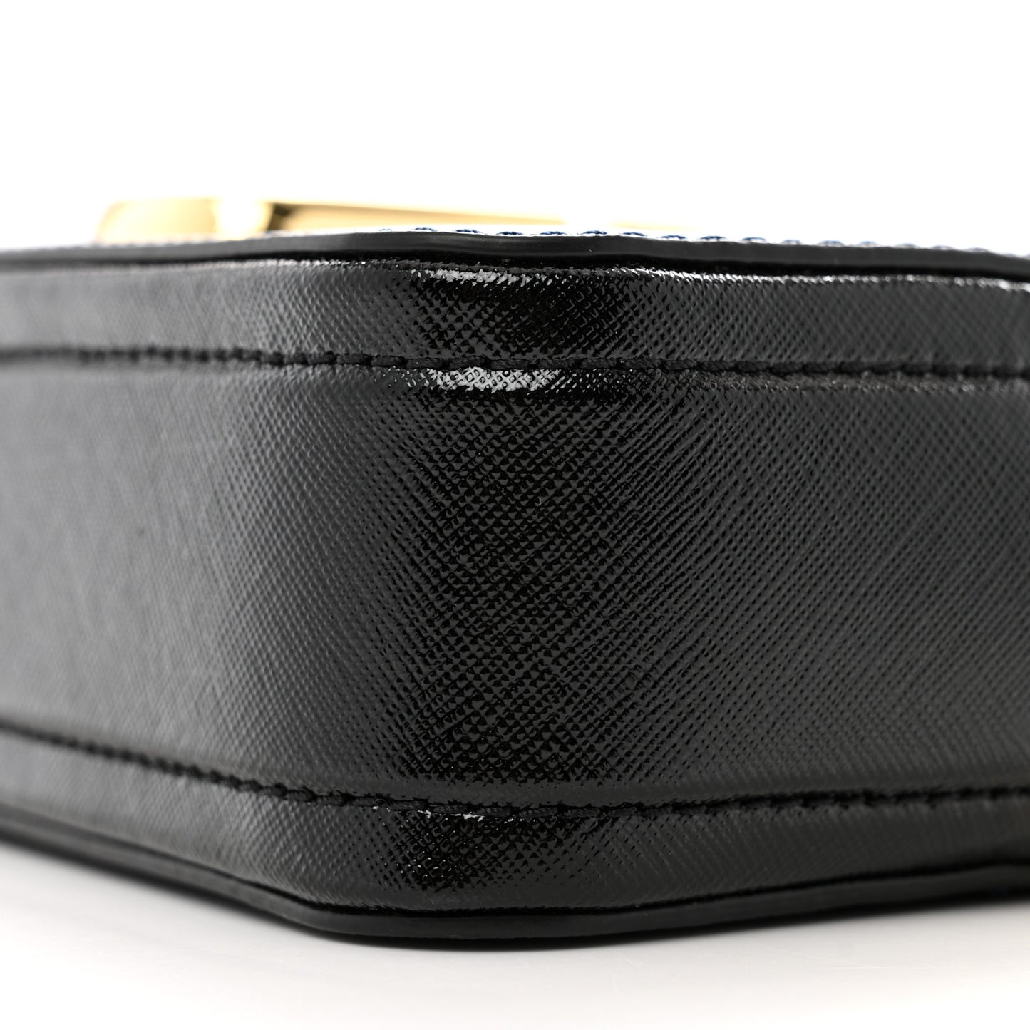 Saffiano Small Snapshot Camera Bag Blue Sea